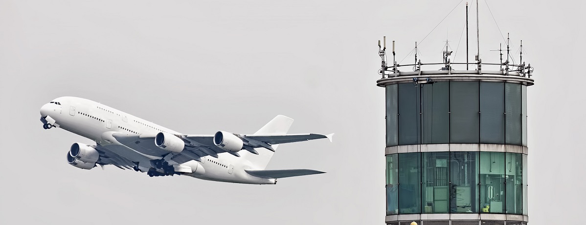 Airplane and controller tower  resized